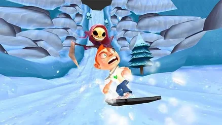 Skiing Fred